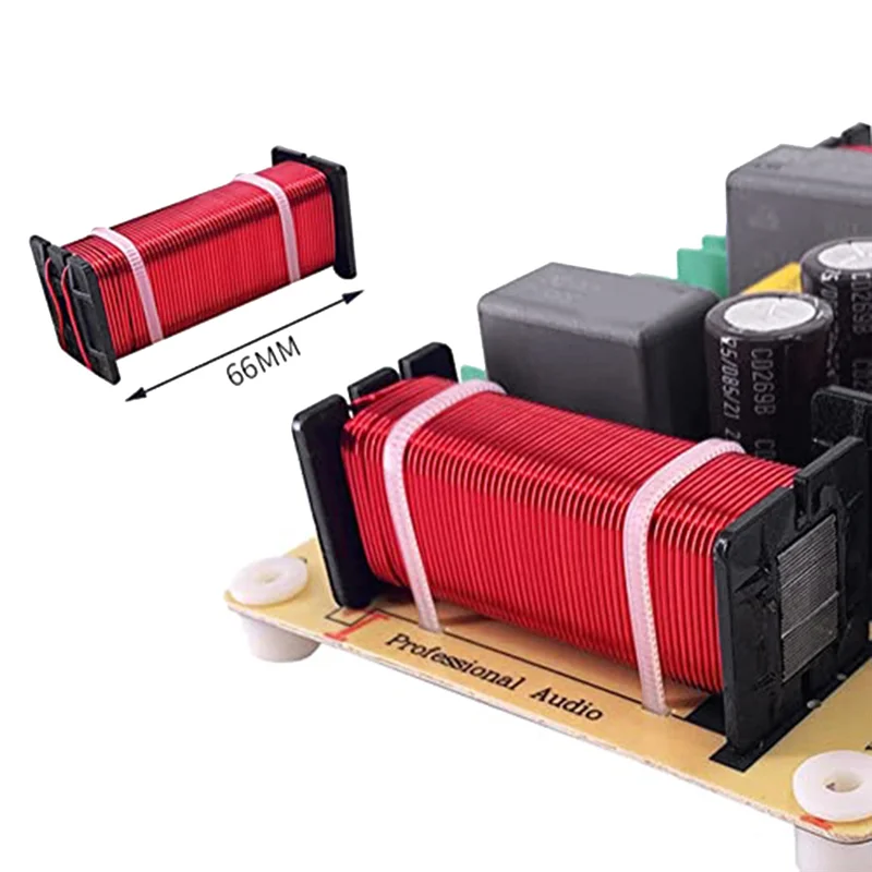 N33R_1PCS 4 Way 300W Speaker 4Unit Circuit Stereo Audio Crossover Filters
