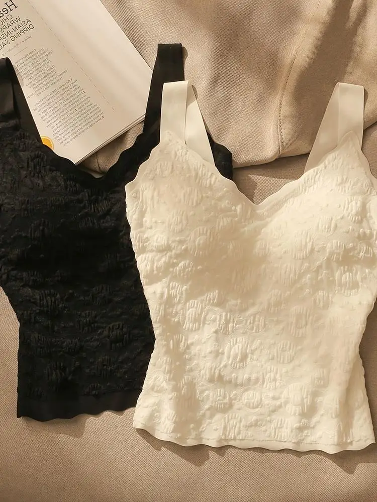 Ele Bal Sl Strap Vest Women's Thin ort Base Layer Brtte Top Faionable Inner Wear Polyester Spandex