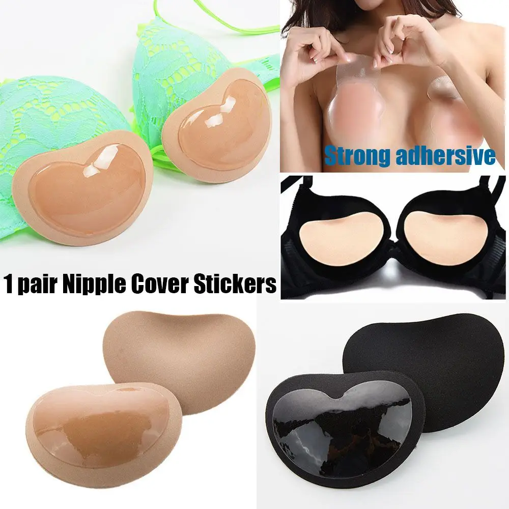 

Stickers Silicone Invisible Paste Padding Bust Thicker Padded Swim Bikini Pad Breathable Sponge Bra Breast Push Up