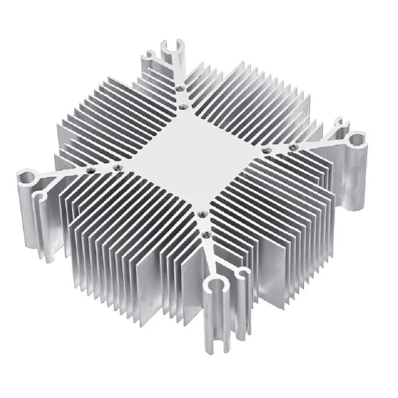 20w-100w Pure aluminium extrusion radiator 90x90x30mm cob led heat sink cooling DIY Led Light fixtures
