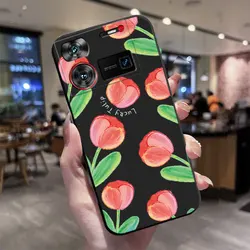 Shockproof Silicone Soft TPU Phone Case with Cartoon Design - Enhanced Back Cover for ZTE Nubia V60 Design (HS - C0613)