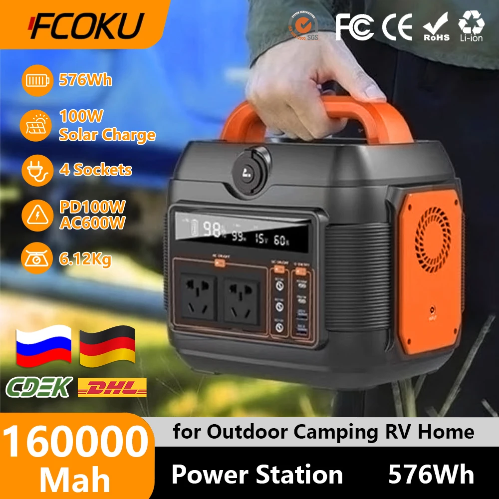 600W Portable Power Station OPS600 576Wh Power Bank 220V Energy Storage 600w-portable-power-station-ops600-576wh-power-bank-220v-energy-storage