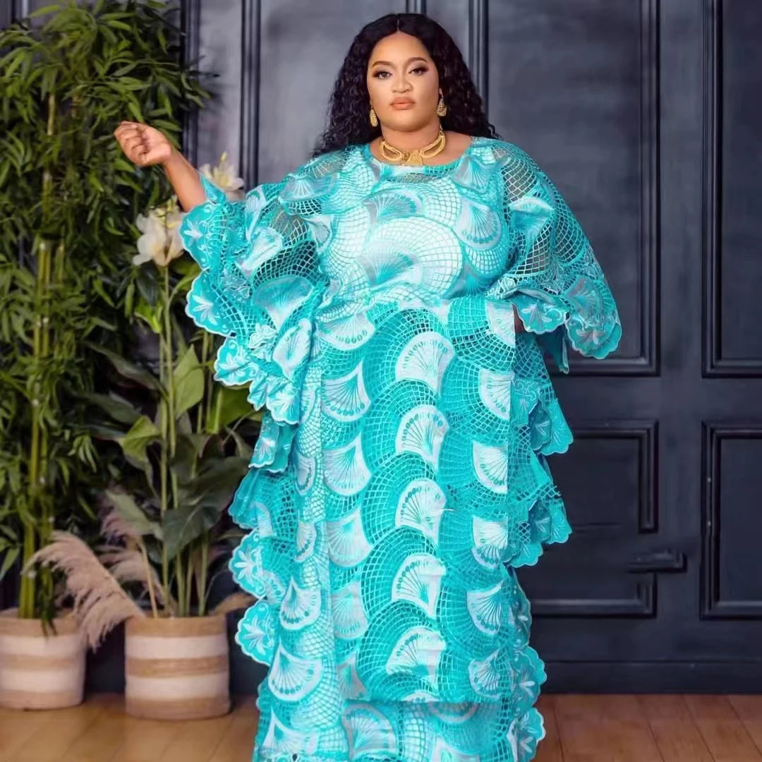 MAMADA-Vêtements africains pour femmes, Dashiki Abaya mn adt, robe longue de soirée + jupe intérieure, taille libre, pour phtalParty