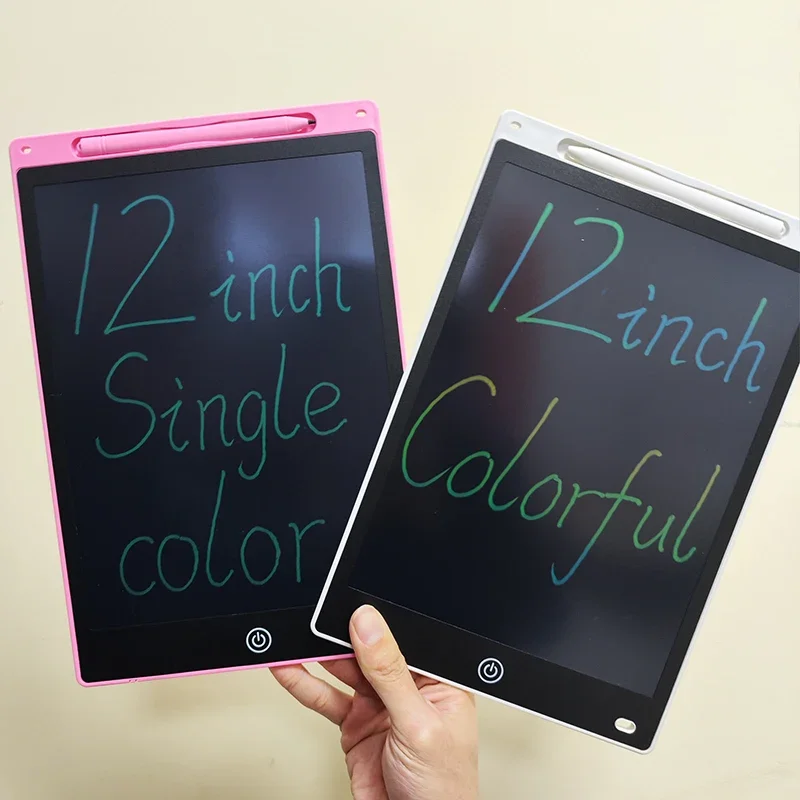 10/12/inch Colourful LCD Writing Tablet Drawing Board Kid Graffiti Sketchpad Toys Handwriting Blackboard Drawing Board Kids Toys 3