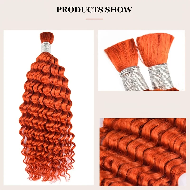 Loose Deep Curly Hair Real Remy Hair Bulks Unprocessed No Weft Curly Human Extensions Weaving for Women Braiding