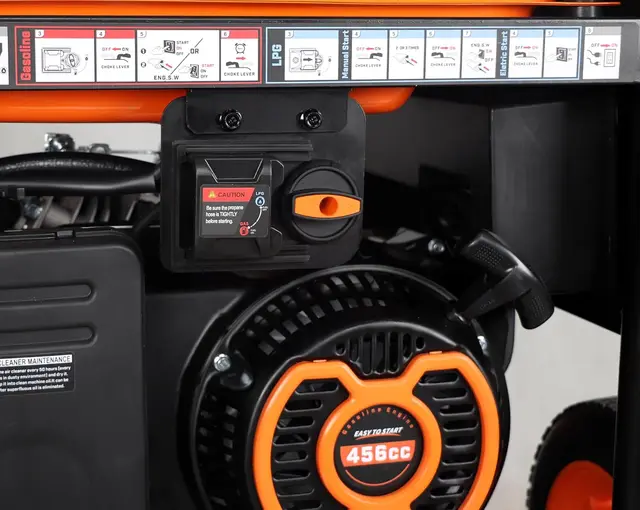 Bestseller11000 Watt Dual Fuel Portable Generator Home Back Up, Emergercy, RV & Camping Electric Start Gas or Propane 5