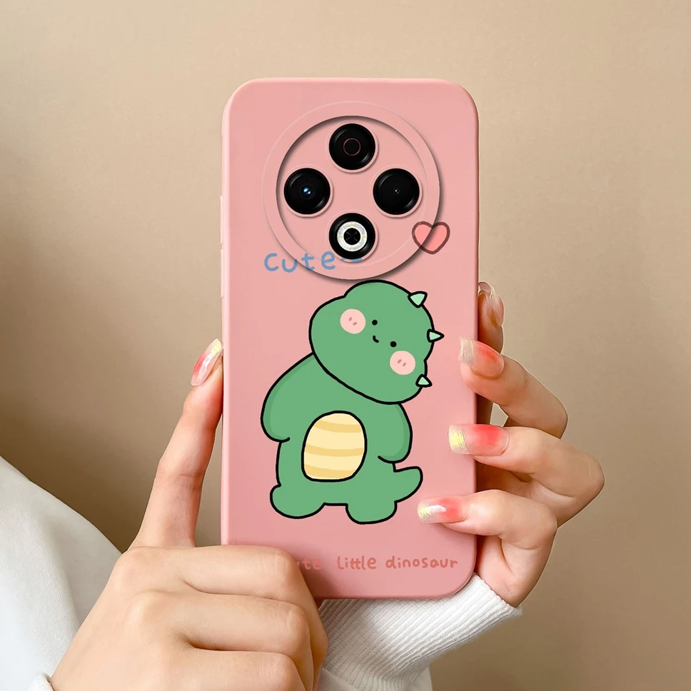 Lovely Dinosaur Camera Protection Phone Case Back Cover for Tecno Spark 30 Pro 4G