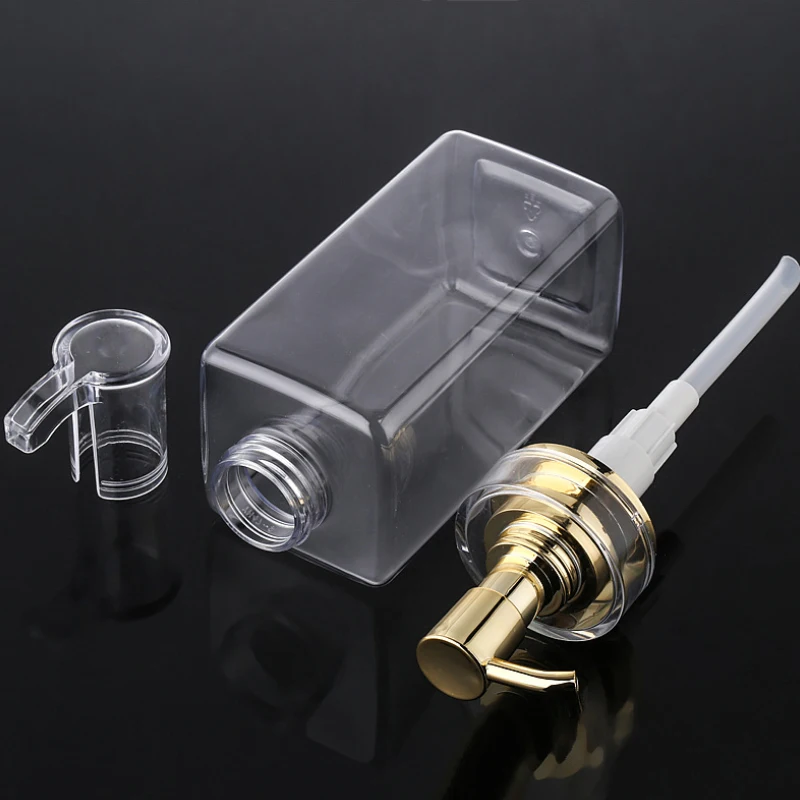 Shower Soap Dispenser Bottle Bathroom Shampoo Conditioner Body Wash Bottle with Removable Waterproof Labels