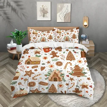 Gingerbread Cottage Bedding Set 1