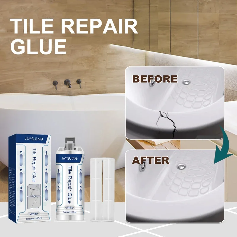 

Special Repair Glue for Ceramics, Cracks, Broken Washbasin, Washbasin, Toilet Tiles, Potholes and Leaks, Powerful Repair Agent