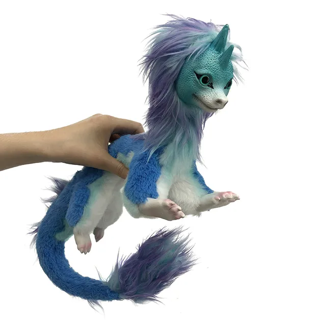 Kids Room 50cm Blue Sisu Dragon Kawaii Decoration Plush Animals Toy Soft Flying Dragons Stuffed Toys Dolls Birthday Present Gift