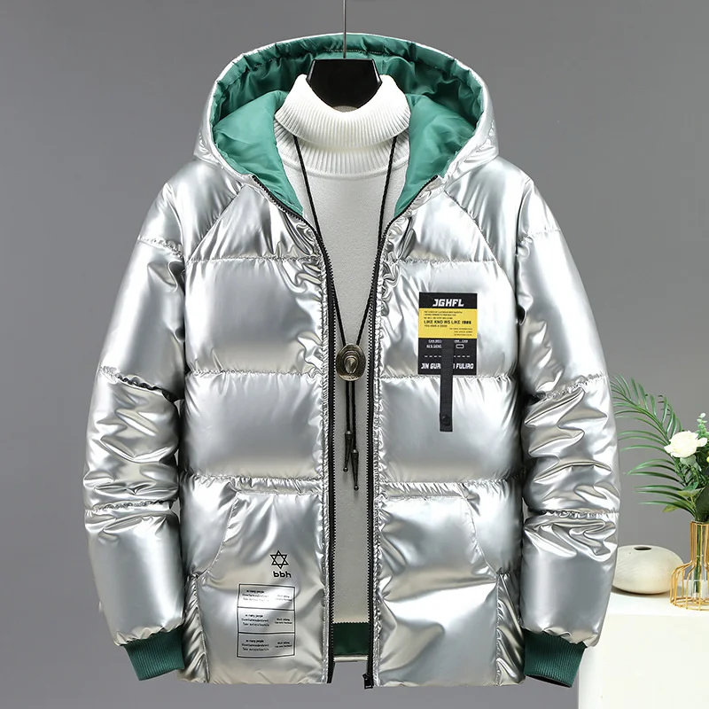 

Jacket Brand Thicken Mens Parkas Oversized Warm Winter Puffer Coats Men 2023 Harajuku Fashion Male Loose Cotton Padded Jackets