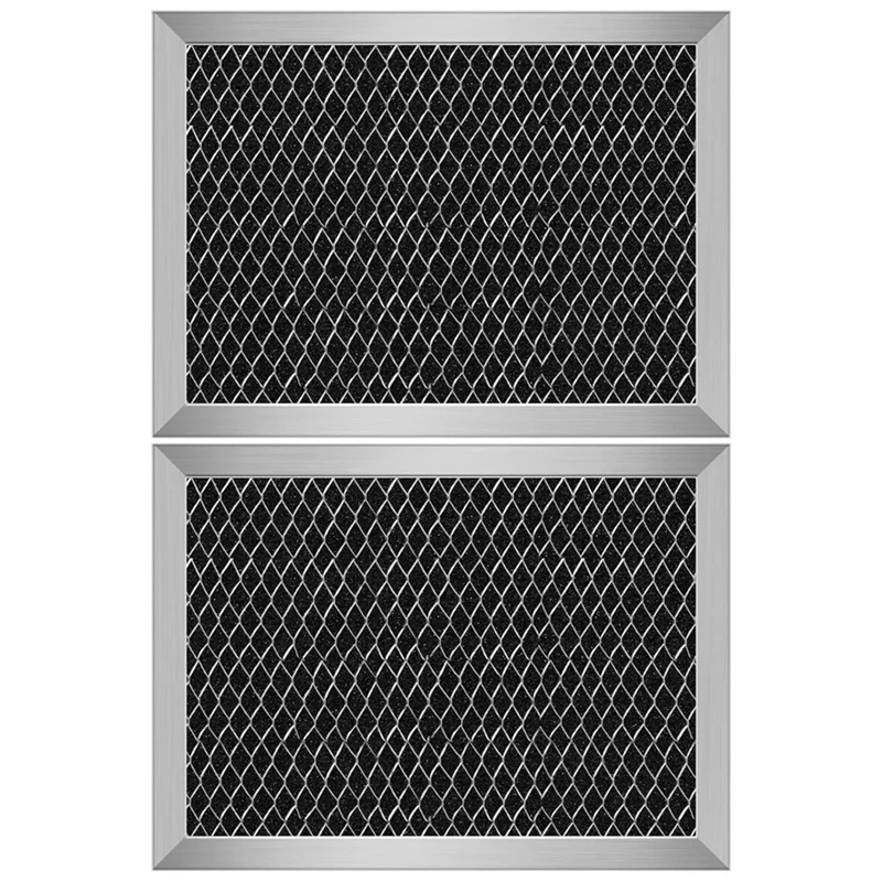 2Pcs Microwave Charcoal Filter Replacement For GE JX81B WB02X10733 Microwave Filter Air Carbon For Kitchen