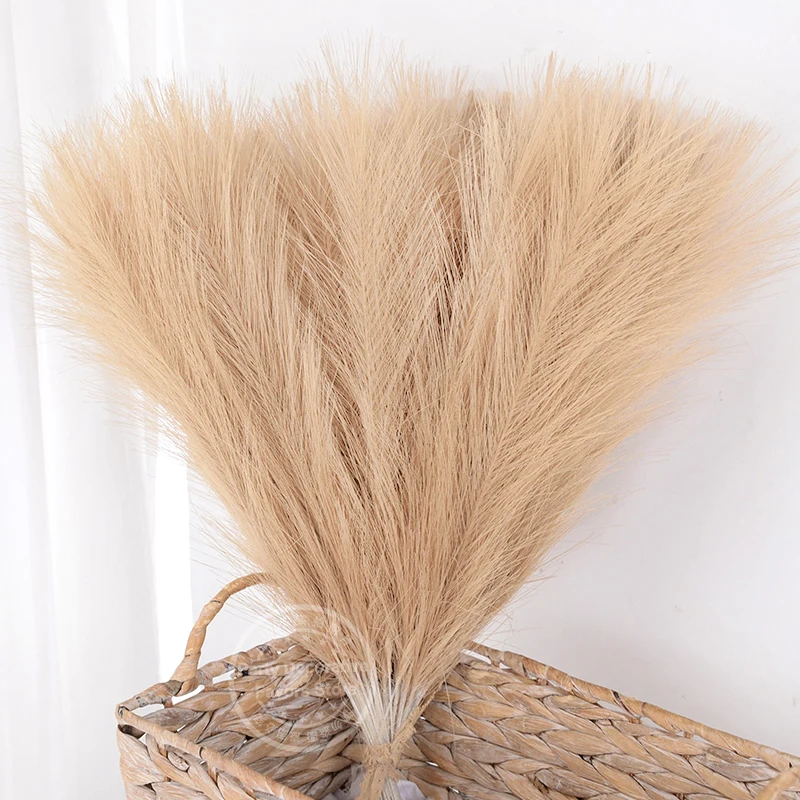 Artificial Pampas Grass Bouquet for Home and Wedding Decor - Elegant Dried Flower Arrangement 43cm