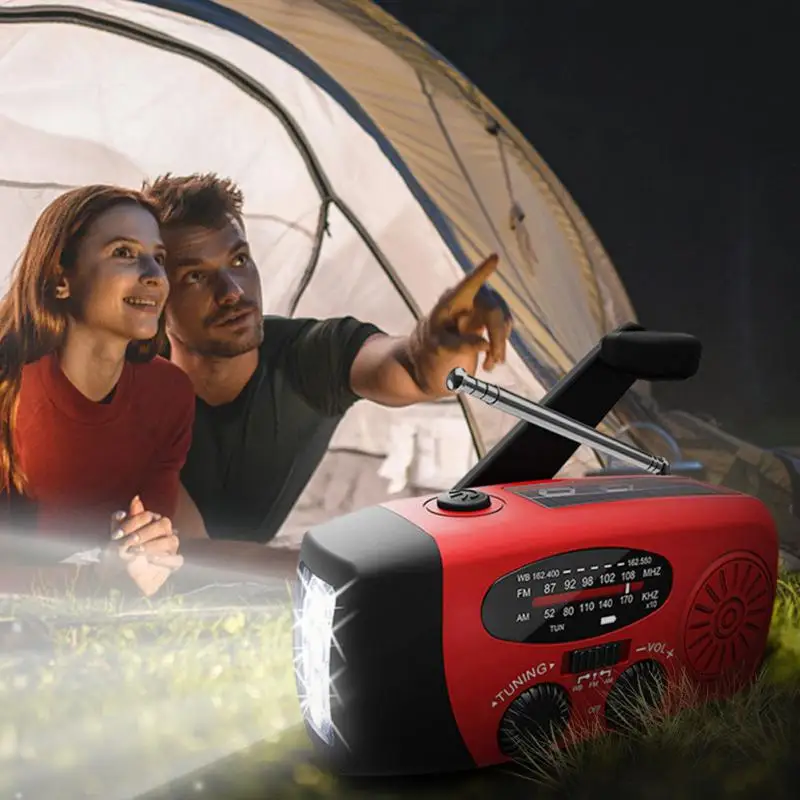 

Портативное экстренное зарядное устройство на солнечной батарее, Динамо AM/FM/WB