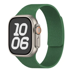 Enhanced Magnetic Silicone Band for Smartwatches - Durable, Stylish, and Comfortable Bracelet Strap (05 clover)