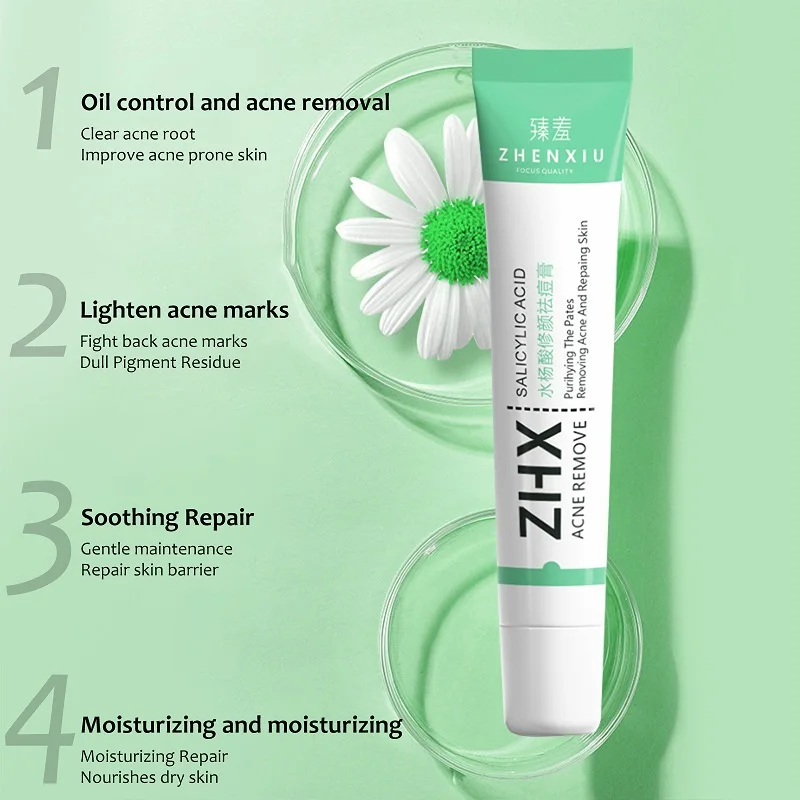 Salicylic Acid Acne Cream Remove Blackhead Oil Control AntiAcne