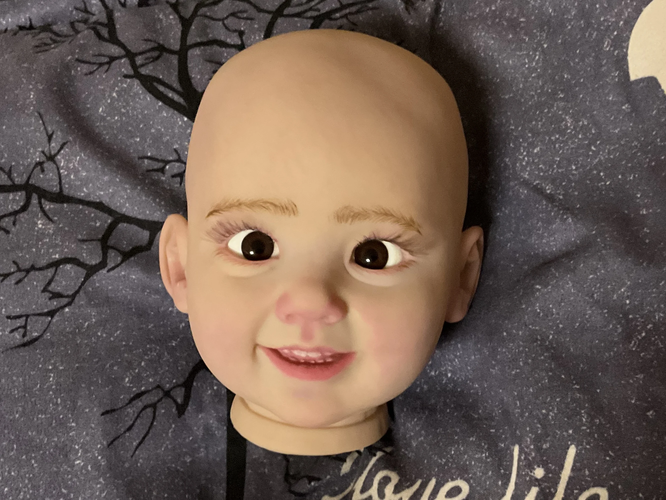 

FBBD Custom Made By ShanShan 28inch Reborn Baby Cammi Without Hair DIY Part Genesisi Painting With Limbs Painted Kit