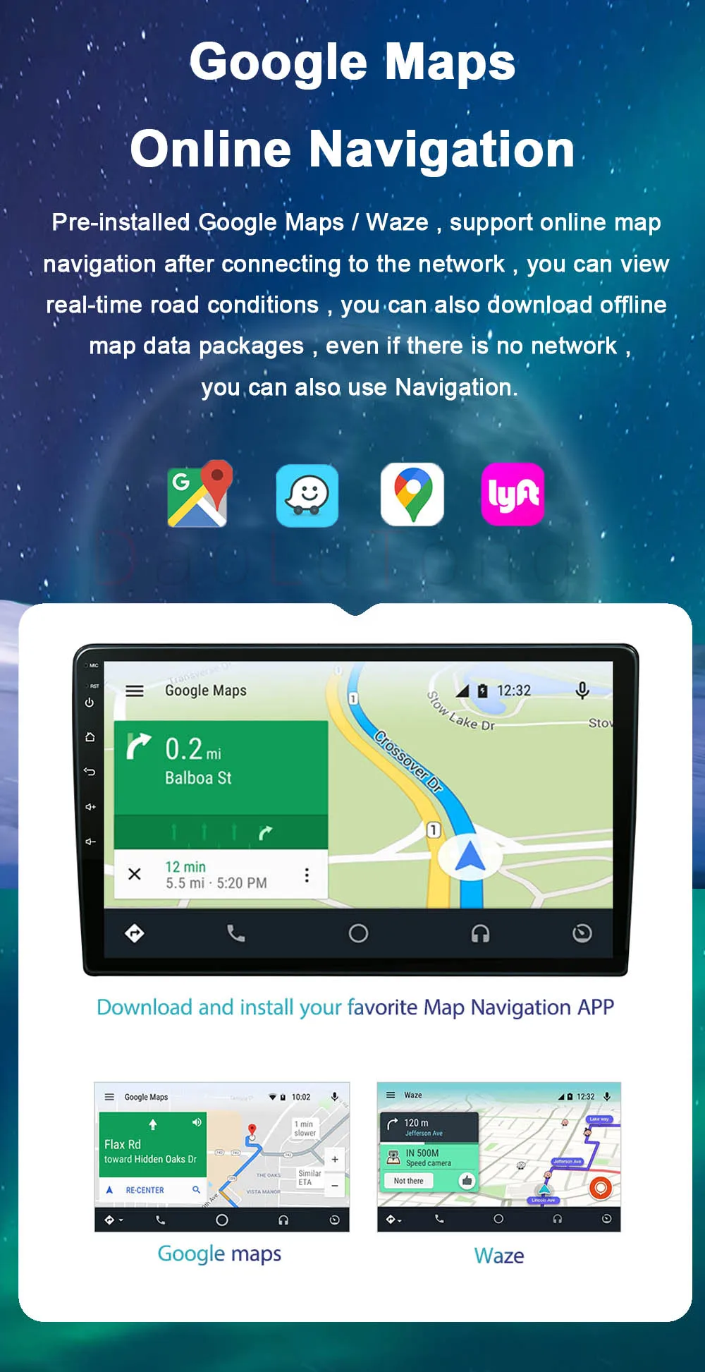 안드로이드 스크린 자동차 GPS 네비게이션, 안드로이드 오디오 라디오 시스템, 도요타 알파드 H30 2015-2021 용 카플레이 DVD