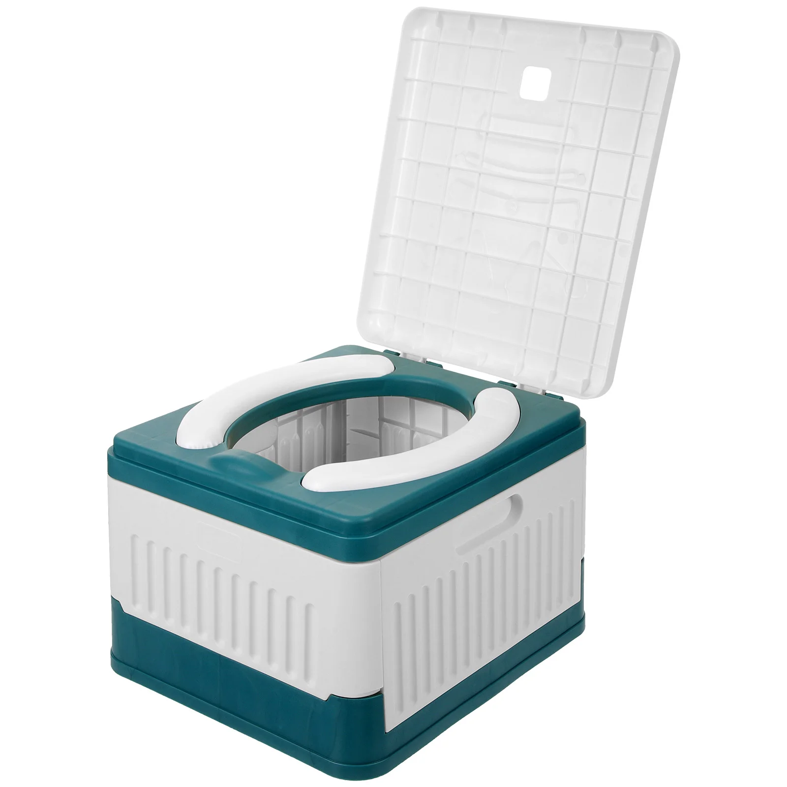 

Foldable Toilet Training Seat Camping Toilets Folding Portable Pvc Pp for Adults Travel Simple