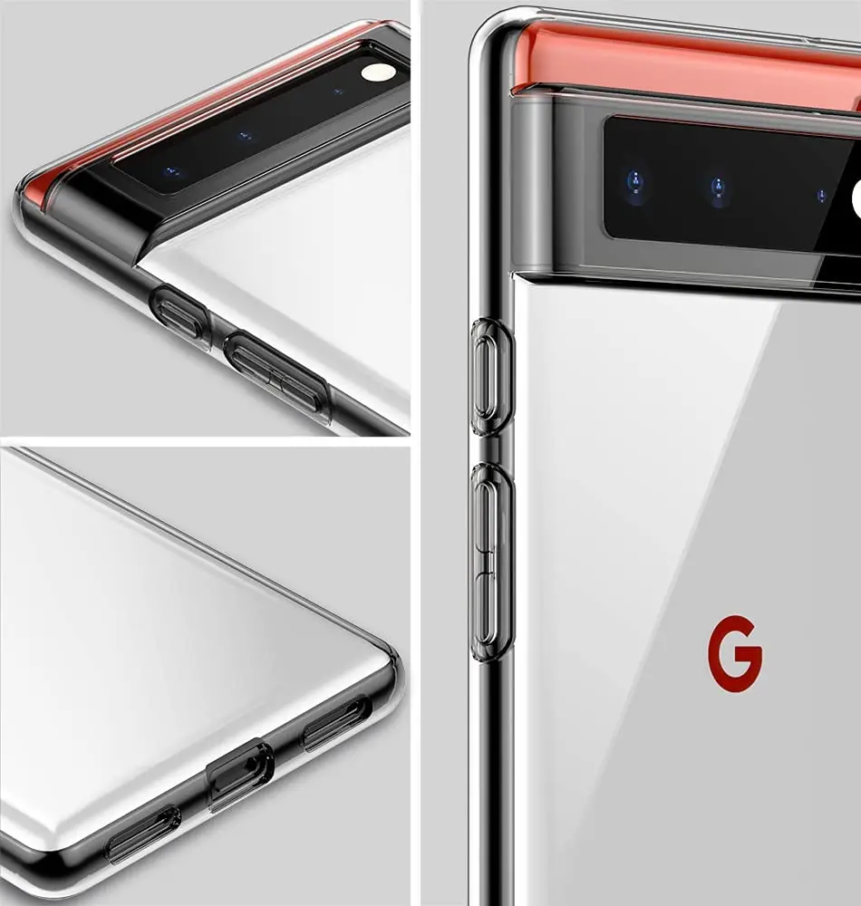 Ultra Thin Clear Case For Google Pixel 6A Pixel6 Pixel6A Clear Soft Back Cover Case For Google Pixel 6 5A 5 4A 4 3 2 Xl Pixel4Xl