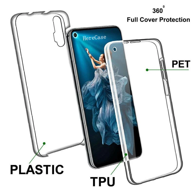 Premium 360° Full-Body Silicone TPU Phone Case Cover