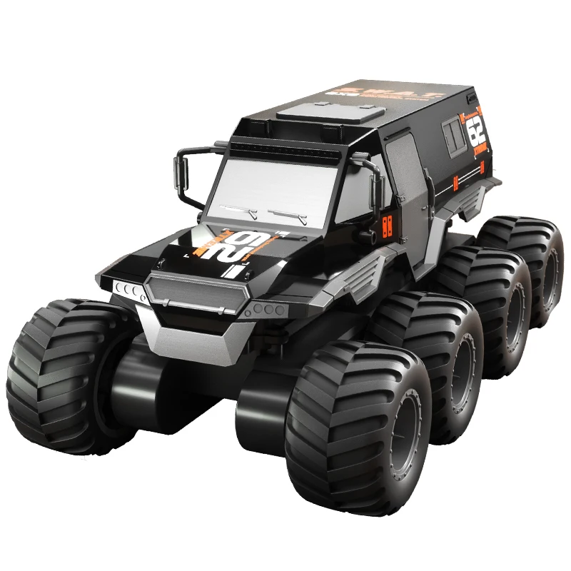 JJRC 8x8 RC Car 8WD Off-road Amphibious Stunt Vehicle 8-wheel Speed Racing Truck Waterproof Crawler 2.4G Remote Control Car Toys 4