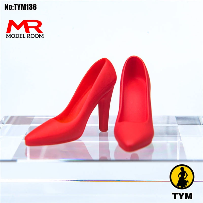 TYM136 1/6 1/12 Skala Weibliche Kristall High Heel Soldat Schuhe Modell Fit 12'' 6'' Action Figur Körper Puppen – Detail 10