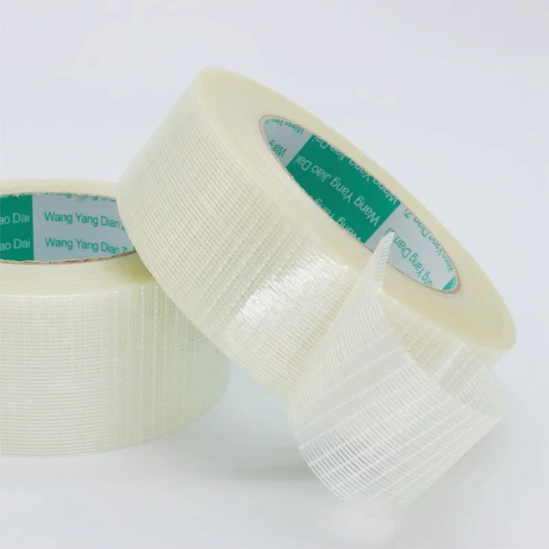 1Pcs High Temperature Grid Fiber Tape 10-50 mm * 50 M Mold Home Appliance Bundled Fixed adhesive tape