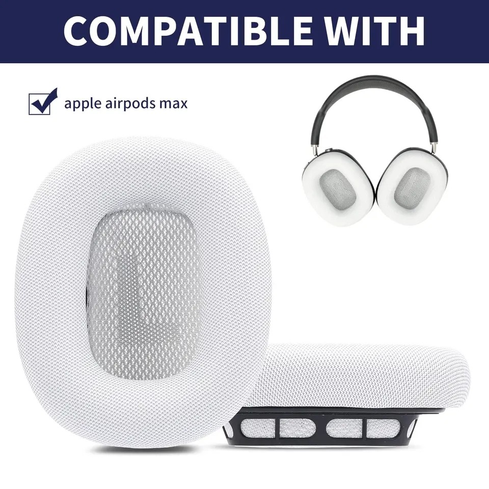 Apple airpods max ヘッドフォン用交換用イヤーパッド、プロテイン