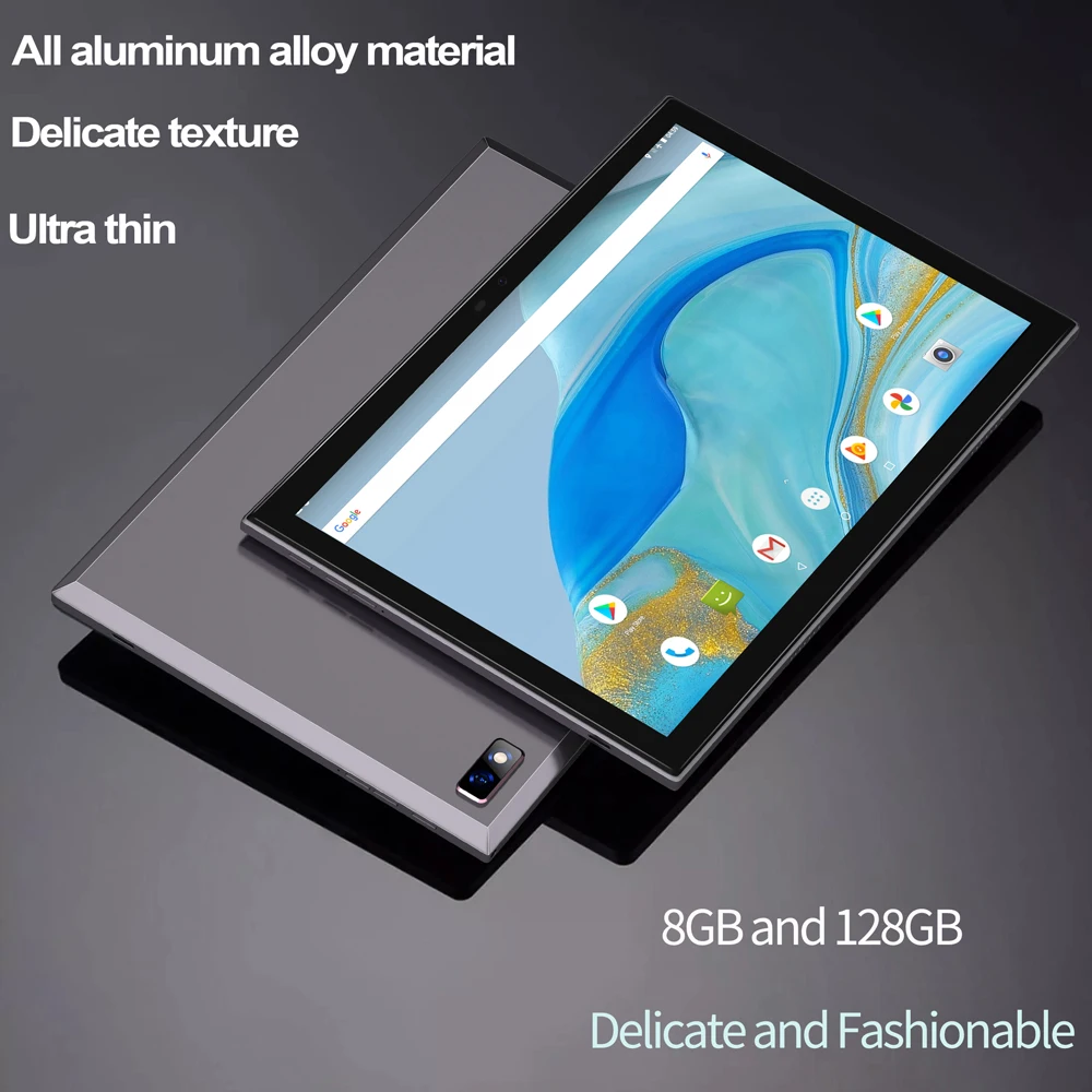 BDF 통화 패드 P30 10.1 인치 IPS 스크린, 1280*800 해상도, 5000mAh 배터리, 8GB RAM, 128GB ROM, 안드로이드 12.0 시스템, 와이파이 + 4G LTE