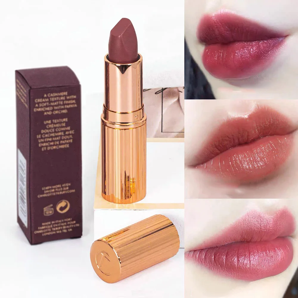 

Moisturizing Lipstick Velvet Matte Waterproof Lip Tint Cosmetics Silky Long Lasting Lipstick Natural Autumn Winter Lip Glaze