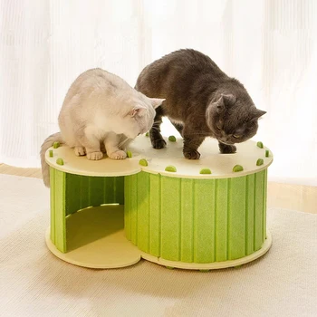 Foldable S-Shape Cat Tunnel Bed 1