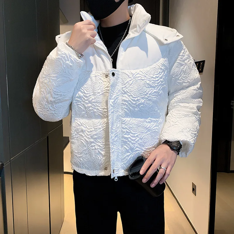 Winter Thick Warm Parka Jackets Men Casual Outwear Coats Hooded Puffer Jacket Male Windbreak Hiphop Overcoat Men Clothing