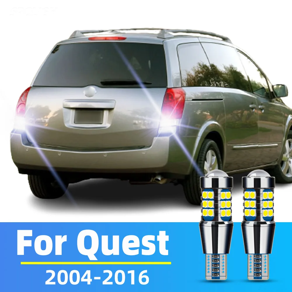 2pcs LED Reverse Light For Nissan Quest Accessories 2004 2017 2008 2009 2010 2011 2012 2013 2014