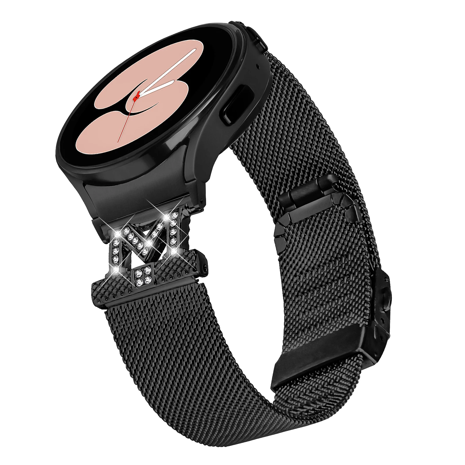 

Металлический ремешок без зазора для Samsung Galaxy Watch 6 5 Pro 5 4 44 мм 40 мм, браслет с пряжкой из нержавеющей стали для часов 4 classic
