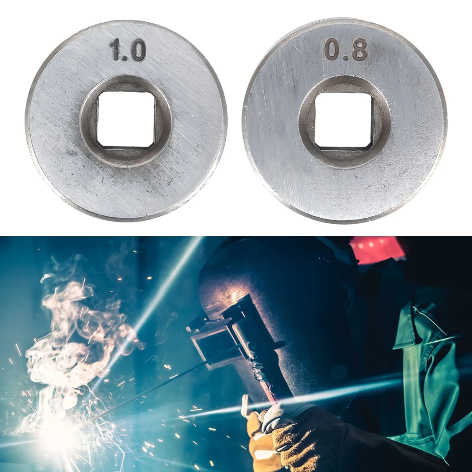 Equipment Wire Feed Roller Feeder Godet wheel Line Mig Stainless Steel Supply V Groove 0.023\