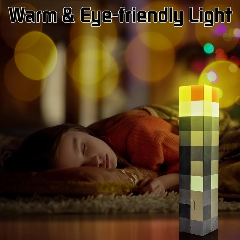 รูปสินค้า ไฟฉาย LED ชาร์จได้ สีน้ำตาล ตกแต่งห้องนอน