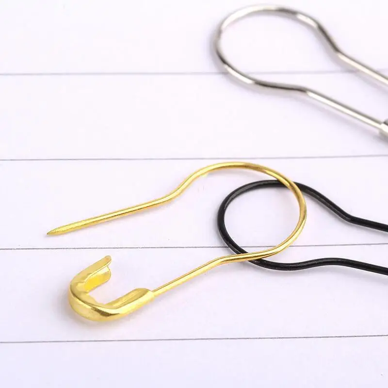 100Pcs Small Tiny Gold Metal Steel Mini Safety Pins 2cm 20mm AA7681