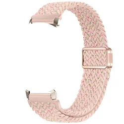 Elegant 14mm Nylon Braid Magnetic Buckle Watchband Bracelet - Lily 2 Active (Pink)
