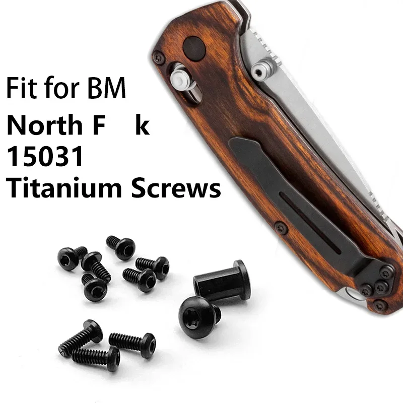 1 Set Vite In Lega Di Titanio Per Coltello A Farfalla Bm North Fk 15031 Vite Edc Knife North Fk 15031 Viti Di Montaggio Della Maniglia