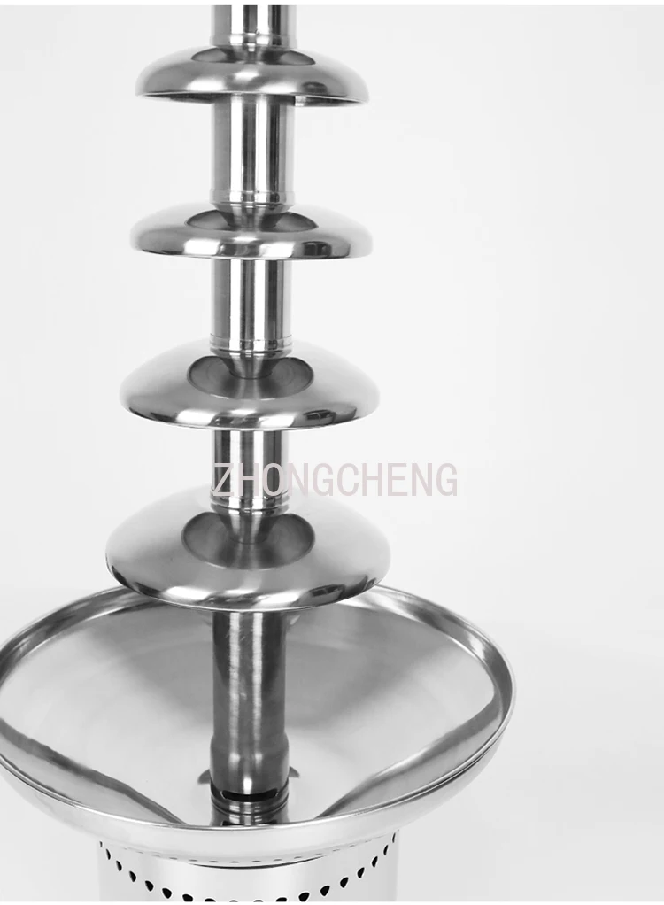 5 Layer Chocolate Fountain Chocolate Fountain Machine DIY Hot Pot Flying Machine 110/220V 1PC