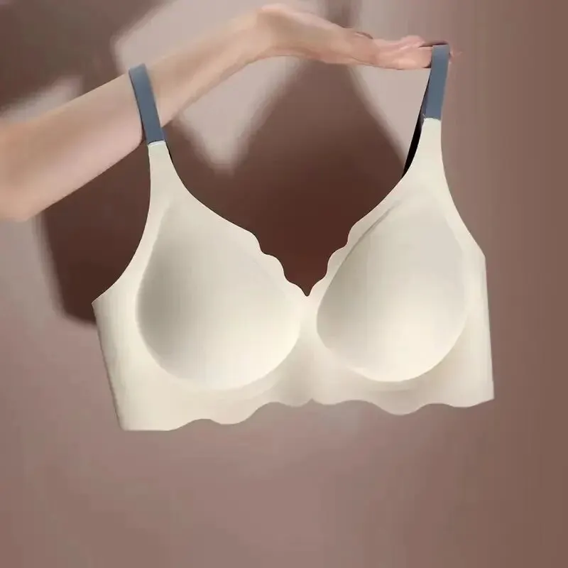 Womens Bra No Trace No Steel Ring Upper Support Sling Adjustable Beauty Back Thin Section