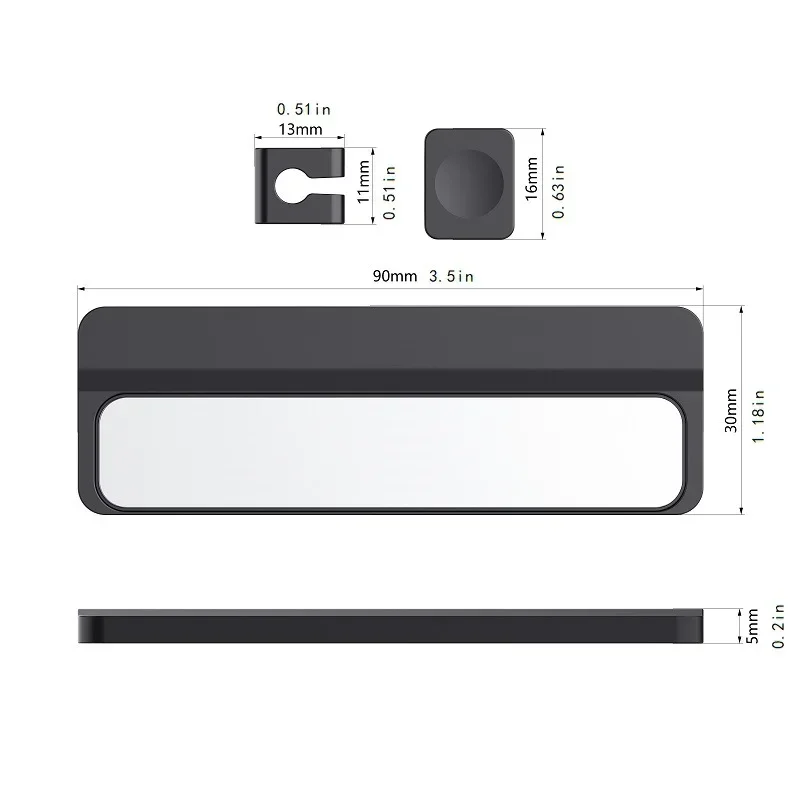 Cable Organizer Magnetic Cable Clips Smooth Adjustable Cord Holder Under Desk Management Pad Wire Keeper