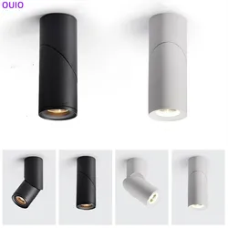 Dimmable LED Downlights - Surface Mounted Ceiling Lamps with Adjustable Wattage and Color Temperature - 10W White (Neutral light 4000K)