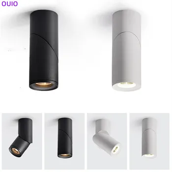 LED 다운라이트 조도 조절 가능 10W 15W 20W 24W 스포트라이트, 표면 실장 천장, 따뜻한 자연 및 차가운 흰색, AC 85-265V + 드라이버