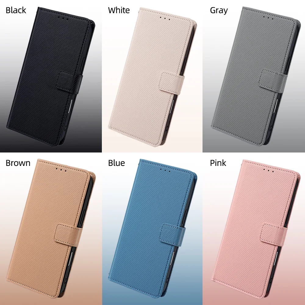 Luxury Leather Flip Cover Business Phone Case