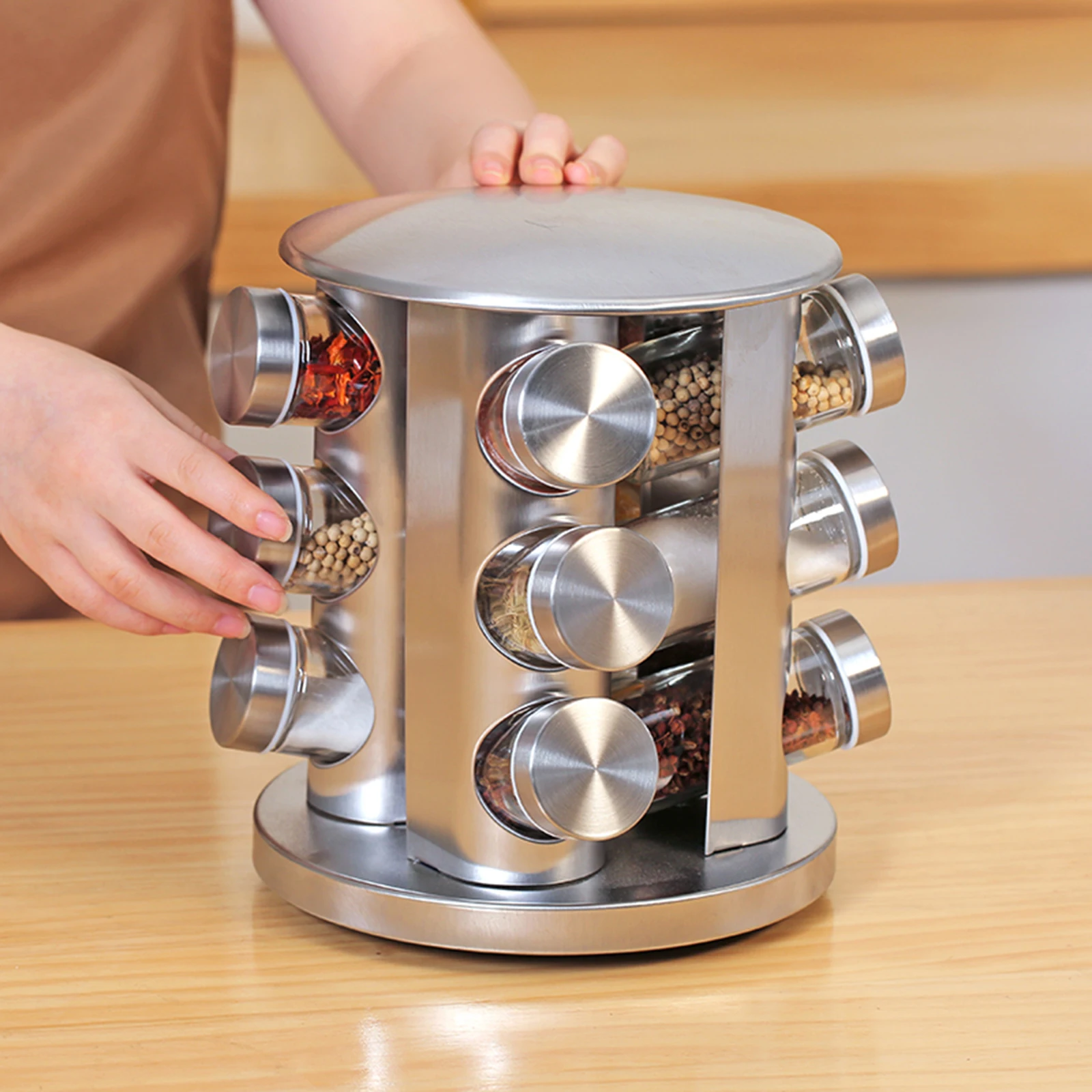 https://ae01.alicdn.com/kf/S78432928a1454f6f9005b7f8d02a9adeR/Kitchen-Organizer-Stainless-Steel-Glass-Rotating-Seasoning-Jar-Set-Portable-Transparent-Spice-Jar-Set-with-Storage.jpg