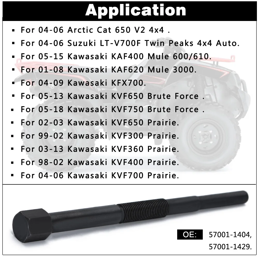 Primary Drive Clutch Puller Tool for Kawasaki KFX700 KVF360 KVF650