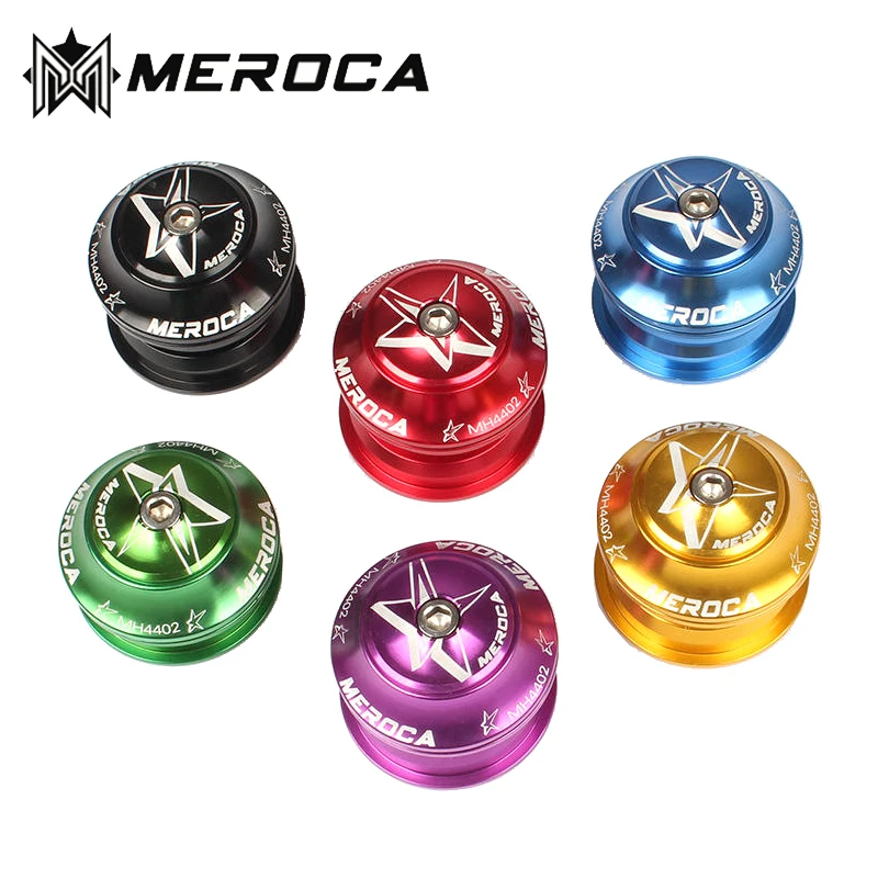 

MEROCA MTB Bicycle Headset Straight Tube 44MM Builtin Steering Palin Bearing Integrated Head Group Steering Box Bike Accessories